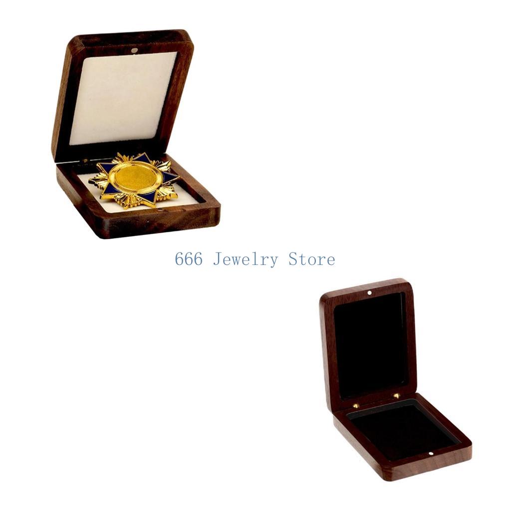 Collectors Coins Jewelry & Watches Of Smithtown - F2TD حامل شارة خشبية حامل ميداليات