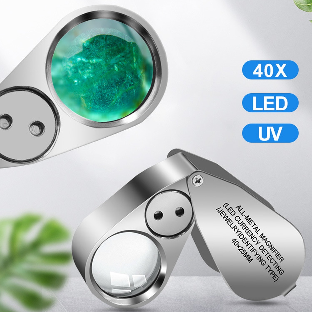Collectors Coins Jewelry & Watches Of Smithtown - مكبر يدوي قابل للطي بتكبير 40X