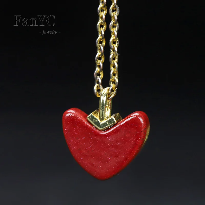 Luxury Gifts Jewelry & Watches Namfleg Mostar - طقم أقراط وقلادة سينابار طبيعية على