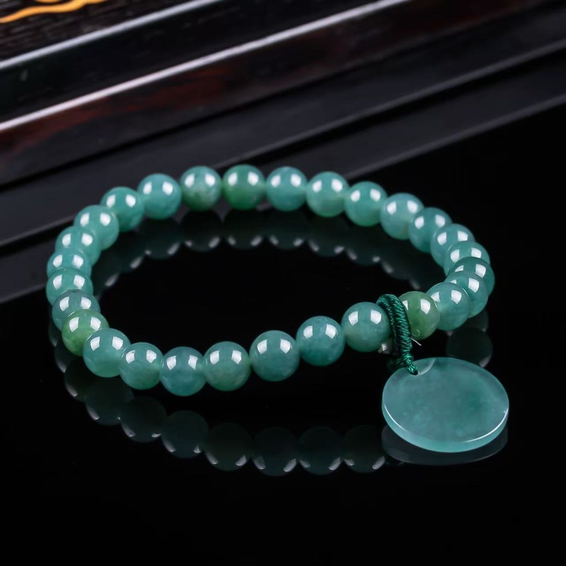 Luxury Gifts Jewelry & Watches Namfleg Mostar - سوار محبوك يدويًا من خرز اليشم