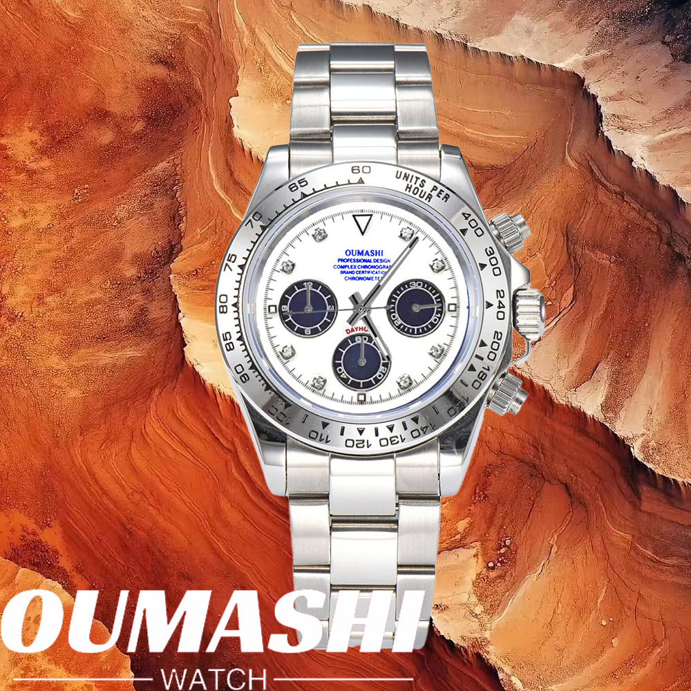 Jewellery Watches - ساعات فاخرة VK63 بزجاج الياقوت وفولاذ