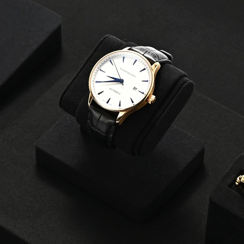 Jewelry Watches Luxury - حامل عرض ساعات فاخر من المايكروفايبر،