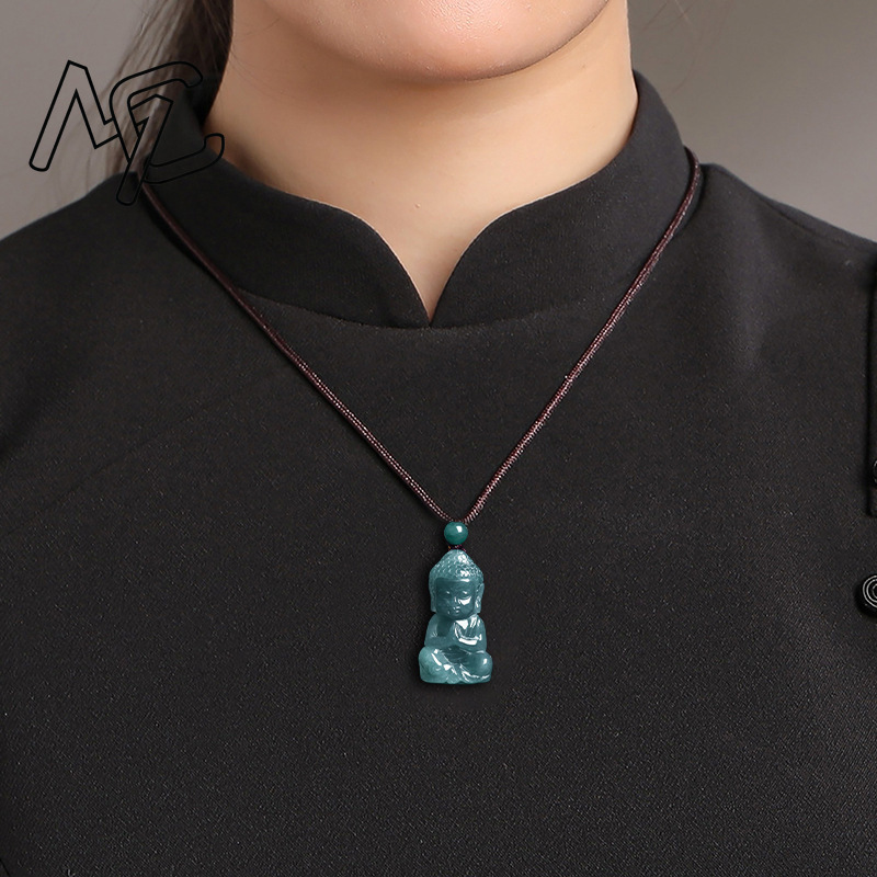 قلادة بوذا الطفل من اليشم الطب - مراجعة Jewelry & Watches Sp Z Oo Ul Frezerów 3 وسعره