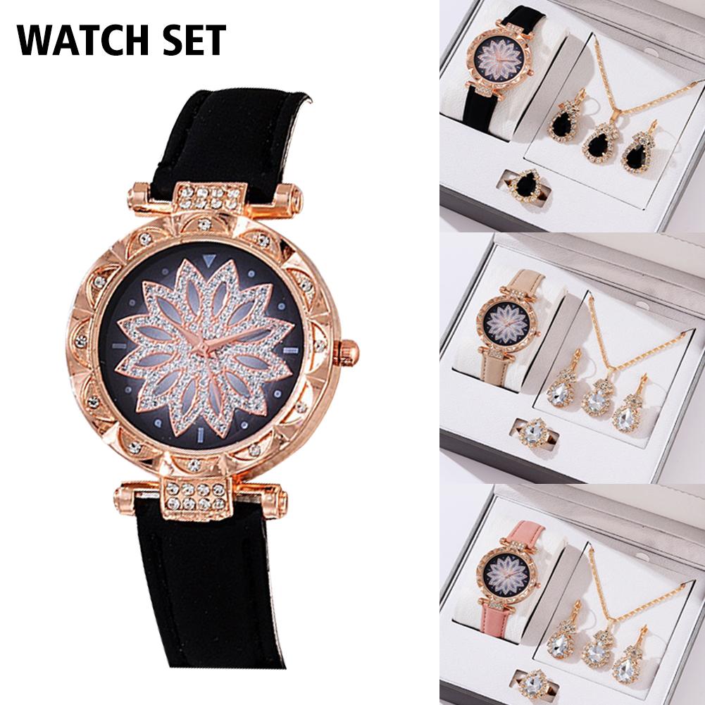 ساعة يد نسائية فاخرة مع طقم مج - مراجعة Jewelry Watches Luxury وسعره