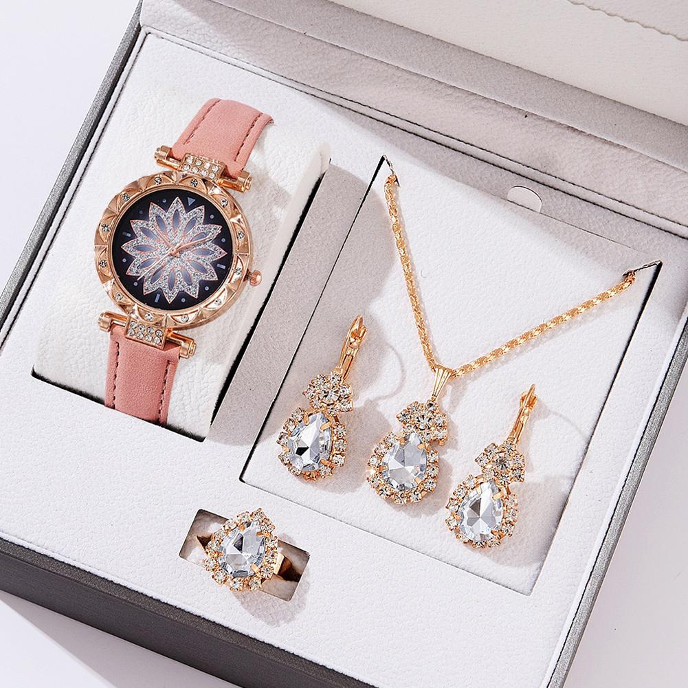 ساعة يد نسائية فاخرة مع طقم مج - مراجعة Jewelry Watches Luxury وسعره