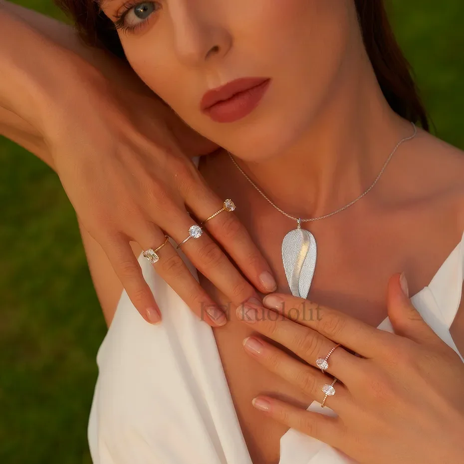 خاتم خطوبة وزفاف من الموسانيت  - مراجعة Luxury Gifts Jewelry & Watches Namfleg Mostar وسعره