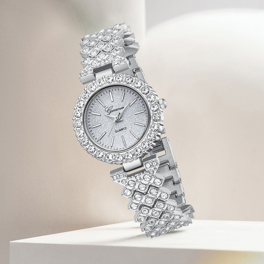 مجموعة من 4 قطع ساعات مجوهرات  - مراجعة Jewelry Watches Luxury وسعره