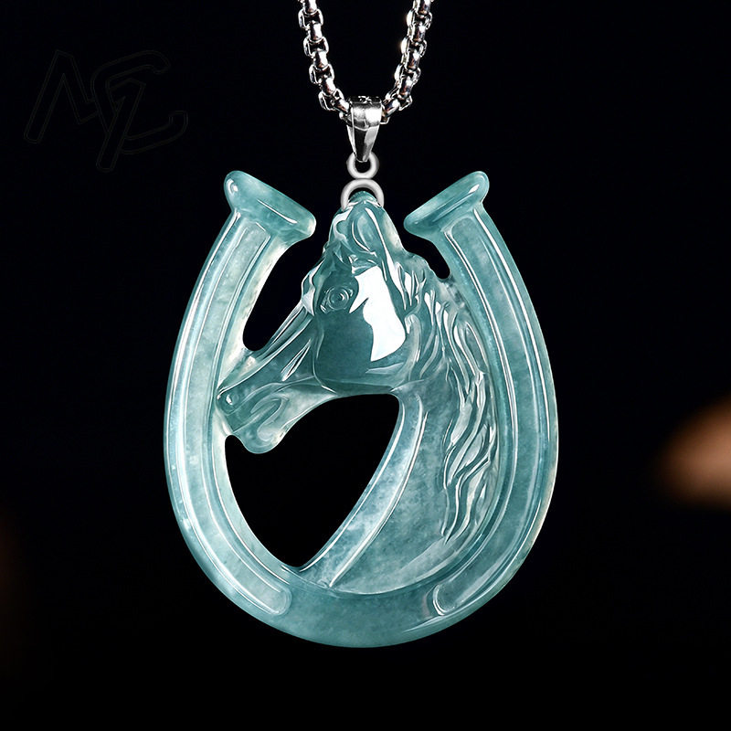 قلادة من الفضة S925 بحجر اليشم - مراجعة Jewelry & Watches Sp Z Oo Ul Frezerów 3 وسعره