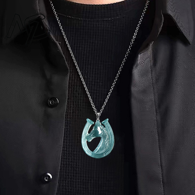 قلادة من الفضة S925 بحجر اليشم - مراجعة Jewelry & Watches Sp Z Oo Ul Frezerów 3 وسعره
