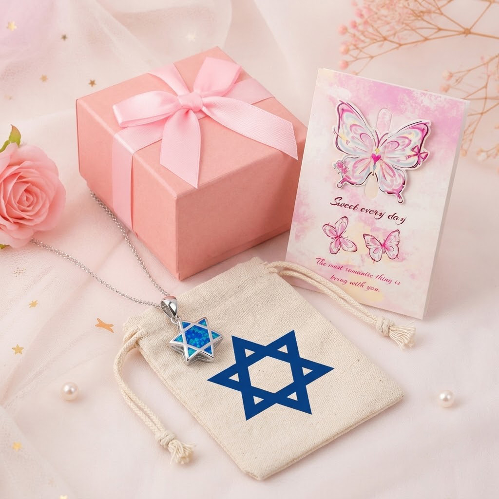 قلادة نجمة داود من حجر الأوبال - مراجعة Jewelry & Watches Sp Z Oo Ul Frezerów 3 وسعره