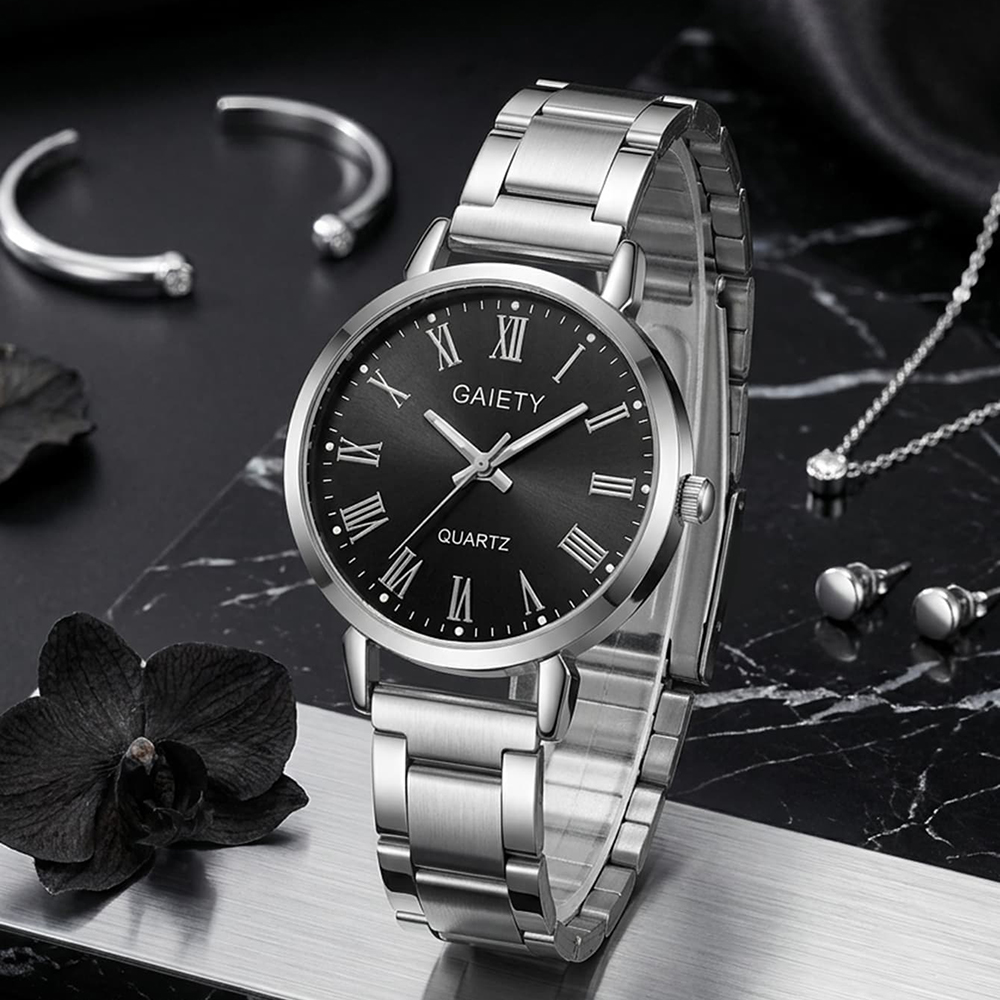 مجموعة من 4 قطع ساعات مجوهرات  - مراجعة Jewelry Watches Luxury وسعره