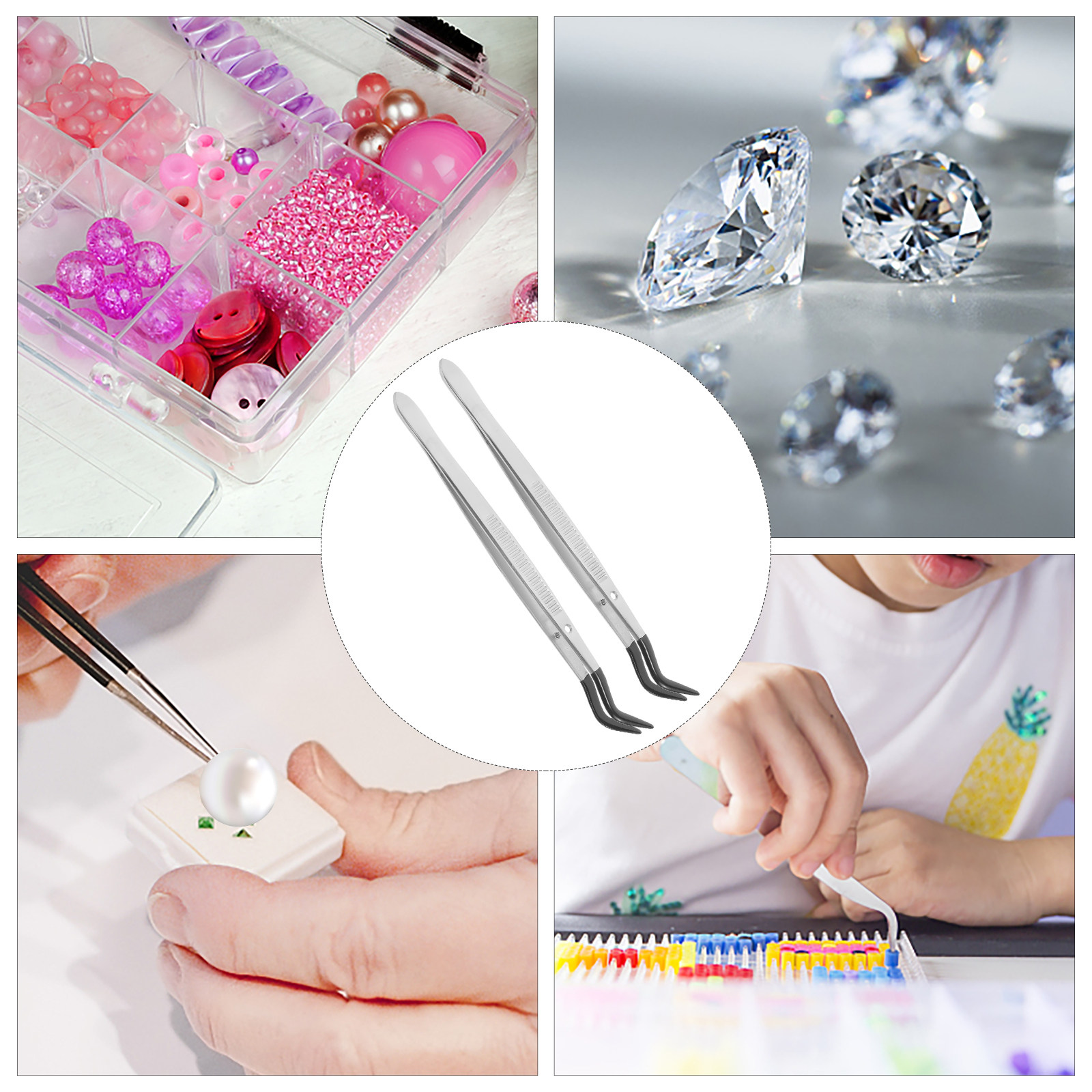 قطعتان من ملاقط ذات رؤوس مطاطي - مراجعة Collectors Coins Jewelry & Watches Of Smithtown وسعره
