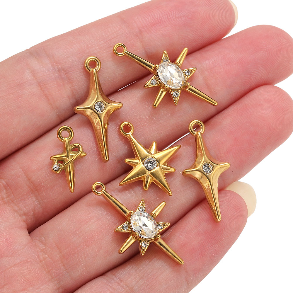 4 قطع الفولاذ المقاوم للصدأ ال - مراجعة Drop Earrings وسعره